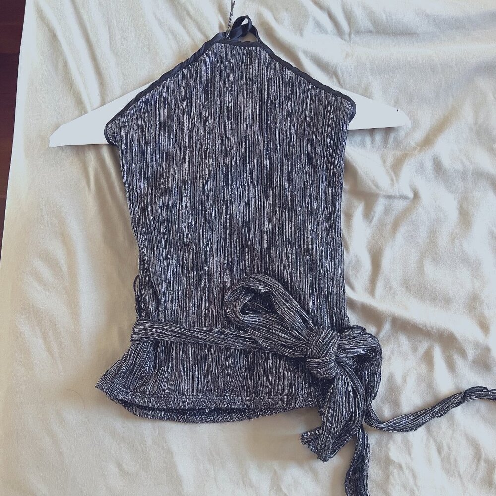 Eggie Halter Wrap Top